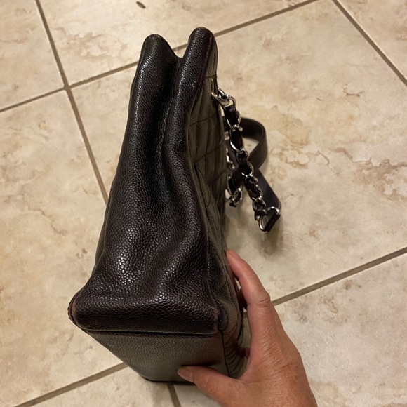 Chanel Caviar Petit Shopping Tote - brown - Picture 10 of 10
